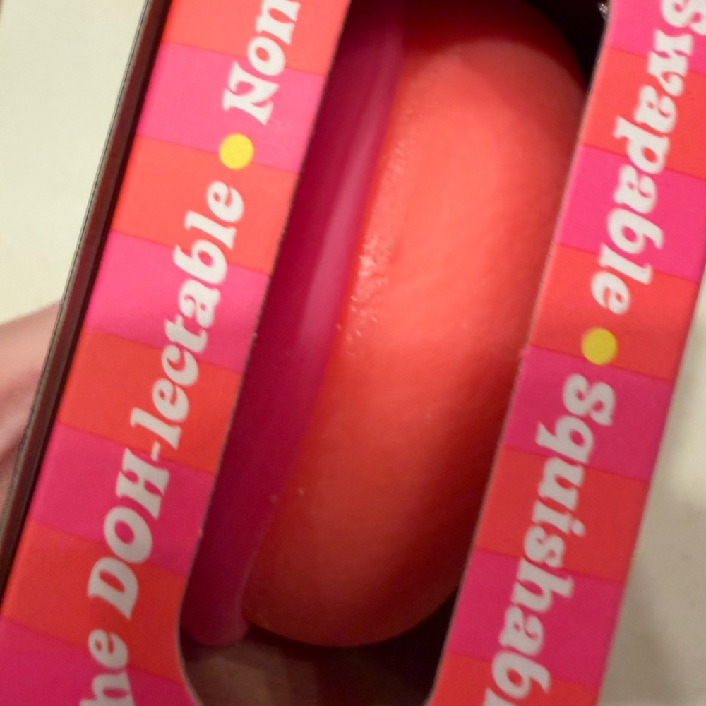 Schylling Needoh Pink Donut Sensory Toy - Switch & Swap Frosting - Picture 2 of 6